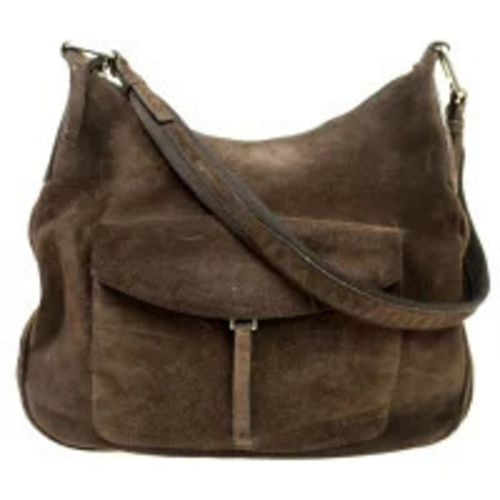 Prada Scamosciato Hobo bag brown suede